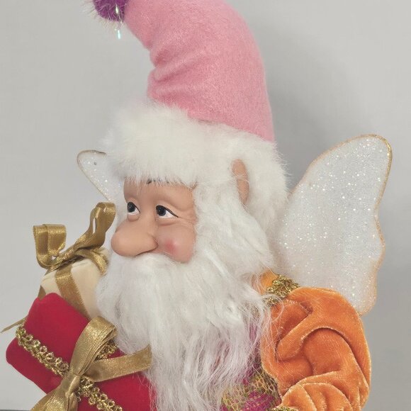 Vintage Christmas Eve Fairy Mark Roberts Style Poseable Christmas Decor Doll - Picture 7 of 10